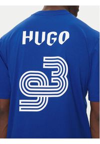 Hugo - HUGO T-Shirt Nebulop 50541252 Niebieski Regular Fit. Kolor: niebieski. Materiał: bawełna #4