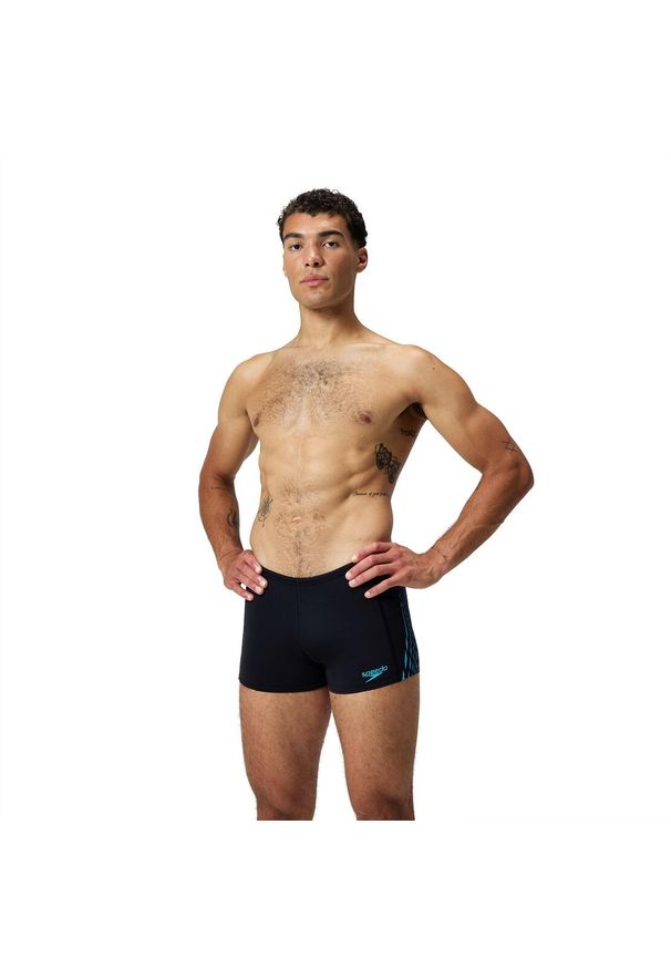 Kąpielówki męskie spodenki kąpielowe Speedo Tech Panel. Kolor: czarny, niebieski, wielokolorowy