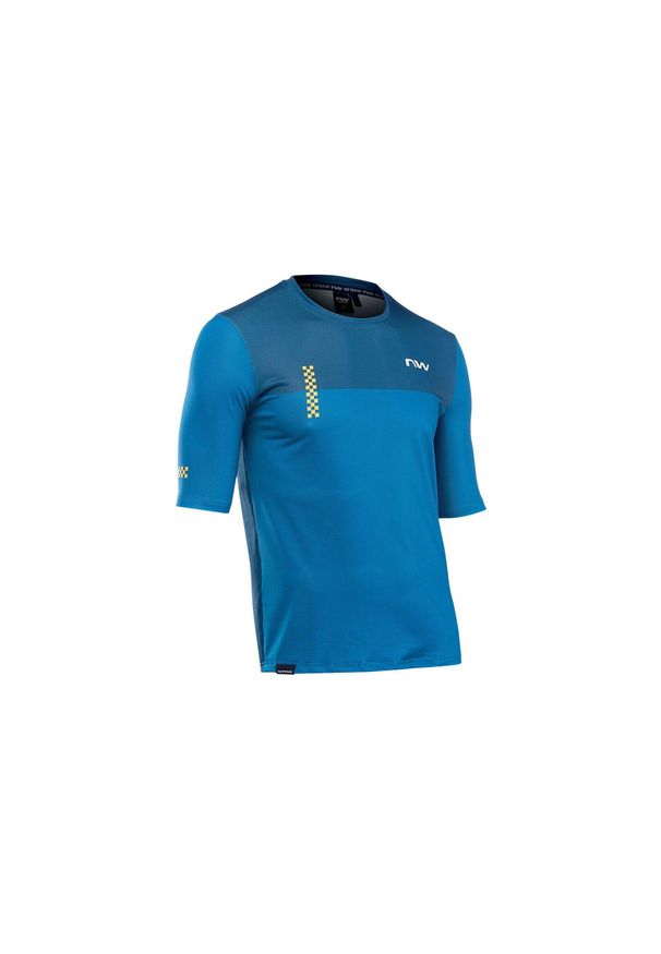 Koszulka rowerowa mtb NORTHWAVE XTRAIL 2 Jersey niebieska. Kolor: niebieski. Materiał: jersey