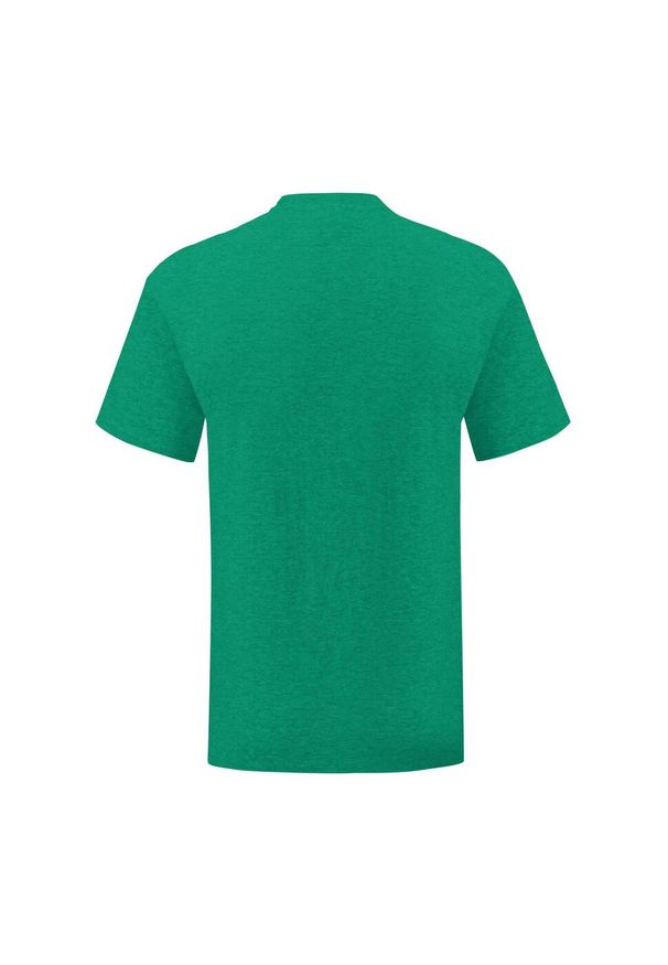 FRUIT OF THE LOOM - Koszulka Unisex Dla Dorosłych Iconic Heather. Kolor: zielony