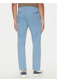 BOSS Chinosy 50534378 Błękitny Regular Fit. Kolor: niebieski. Materiał: bawełna #3