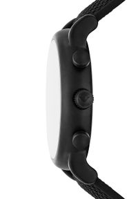 Emporio Armani zegarek AR11450 męski kolor czarny. Kolor: czarny. Materiał: materiał, skóra