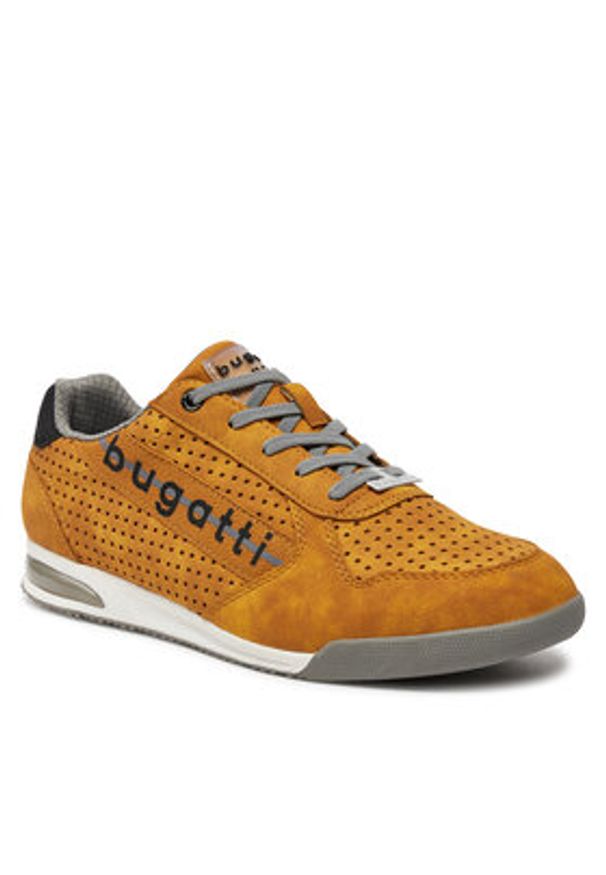 Bugatti Sneakersy 321A38015000 Żółty. Kolor: żółty. Materiał: zamsz, skóra