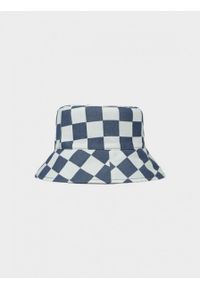 outhorn - Dwustronny kapelusz bucket hat męski - kolorowy. Materiał: materiał, tkanina, bawełna. Wzór: kolorowy #4