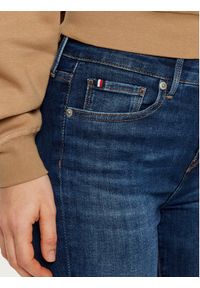TOMMY HILFIGER - Tommy Hilfiger Jeansy WW0WW45010 Granatowy Slim Fit. Kolor: niebieski