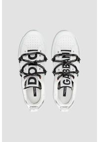 Dolce and Gabbana - DOLCE & GABBANA Białe sneakersy PORTOFINO. Kolor: biały #3