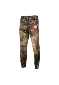 EXTREME HOBBY - Dres sportowy męski Extreme Hobby POLSKA CAMO. Kolor: zielony, brązowy, wielokolorowy. Materiał: dresówka, poliester
