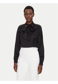 Fracomina Bluzka FS25ST1001W73201 Czarny Regular Fit. Kolor: czarny. Materiał: wiskoza, syntetyk #1