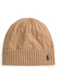Czapka Polo Ralph Lauren. Kolor: brązowy #1