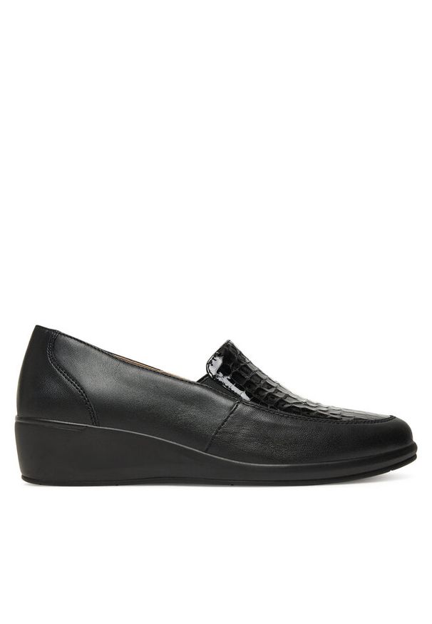 Półbuty Caprice. Kolor: czarny