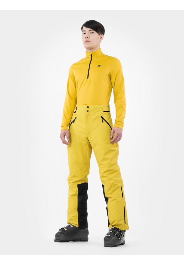 4f - 4F Spodnie narciarskie 4FPRO membrana Dermizax® 20 000 męskie 3XL. Kolor: zielony. Materiał: dzianina, materiał. Technologia: Dermizax. Sezon: zima. Sport: narciarstwo