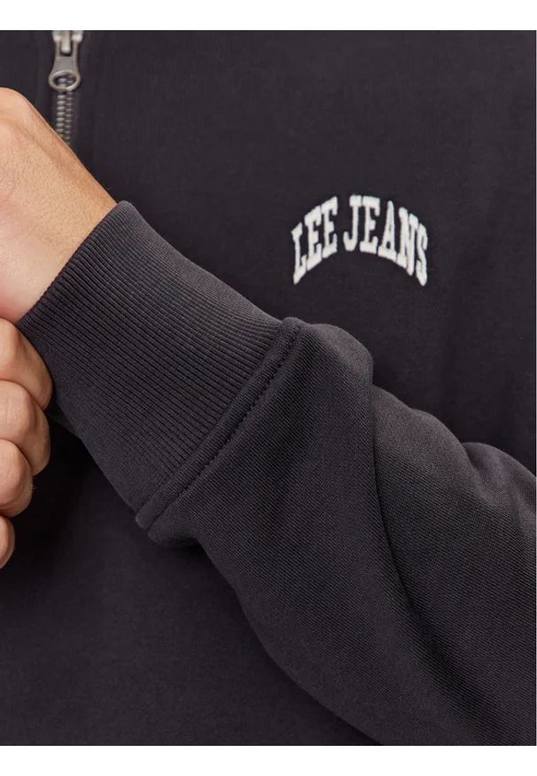 Lee - LEE MĘSKA BLUZA HALF ZIP SWS WASHED BLACK 112341671 LL99017013