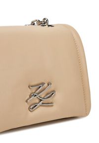 Karl Lagerfeld - KARL LAGERFELD Torebka A1W30175 Beżowy. Kolor: beżowy. Materiał: skórzane