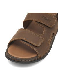 Rieker Sandały 25558-25 Brązowy. Kolor: brązowy. Materiał: skóra, nubuk #7