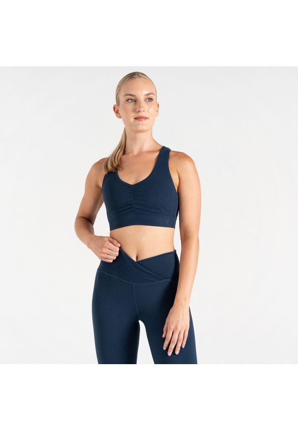 DARE 2B - Revived damski biustonosz sportowy. Kolor: niebieski. Materiał: materiał. Sport: fitness