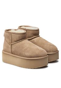 EMU Australia Śniegowce Stinger Micro Flatform W13082 Beżowy. Kolor: beżowy. Materiał: skóra #6