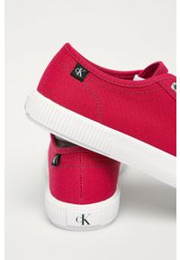 Calvin Klein Jeans - Tenisówki. Zapięcie: sznurówki. Kolor: różowy. Materiał: guma #3