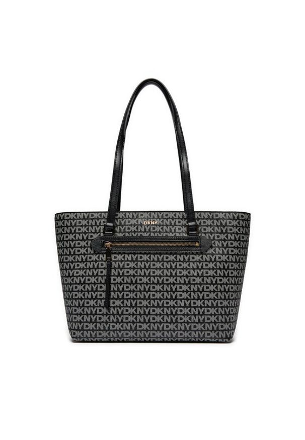 DKNY Torebka Bryant Ave Md Tote R42AYE20 Czarny. Kolor: czarny. Materiał: skórzane