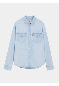 Levi's® Koszula jeansowa Essential Western 16786-0024 Niebieski Regular Fit. Kolor: niebieski. Materiał: bawełna #5