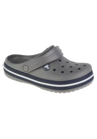 Klapki Crocs Crocband Clog K Jr 207006-05H szare. Kolor: szary. Materiał: syntetyk, materiał