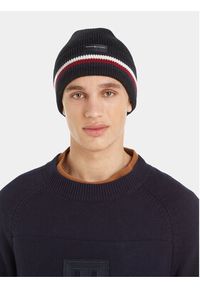 TOMMY HILFIGER - Tommy Hilfiger Czapka Corporate Beanie AM0AM11484 Czarny. Kolor: czarny. Materiał: bawełna #3