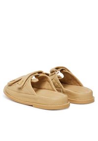 Nine West Klapki V1557-713-1 Beżowy. Kolor: beżowy. Materiał: materiał, syntetyk #5