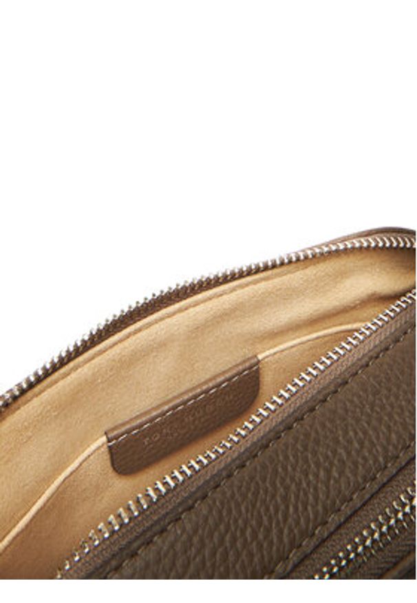 Tory Burch Torebka Mini Miller Crossbody 171955 Brązowy. Kolor: brązowy. Materiał: skórzane