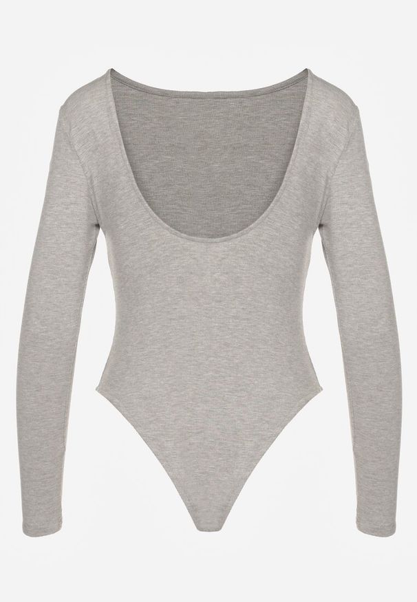 Renee - Szare Basicowe Body Sadovelle. Okazja: na co dzień, na spotkanie biznesowe, do pracy. Kolor: szary. Materiał: jeans. Długość rękawa: długi rękaw. Długość: długie. Styl: biznesowy, casual, elegancki, sportowy