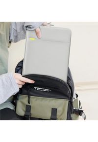 TECH-PROTECT - Etui Tech-Protect Defender Laptop 13-14 szary. Kolor: szary. Materiał: mikrofibra, poliester, materiał. Styl: elegancki, casual #4