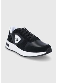 Armani Exchange buty XUX125.XV539.00002 kolor czarny. Nosek buta: okrągły. Zapięcie: sznurówki. Kolor: czarny. Materiał: guma #2