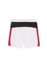 Puma - Młodzieżowe szorty AC Milan 25/26 PUMA White For All Time Red. Kolor: czerwony, biały, wielokolorowy. Materiał: tkanina. Sport: piłka nożna