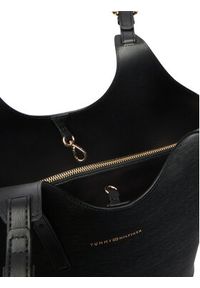 TOMMY HILFIGER - Tommy Hilfiger Torebka Th Modern Tote AW0AW18618 Czarny. Kolor: czarny. Materiał: skórzane #6