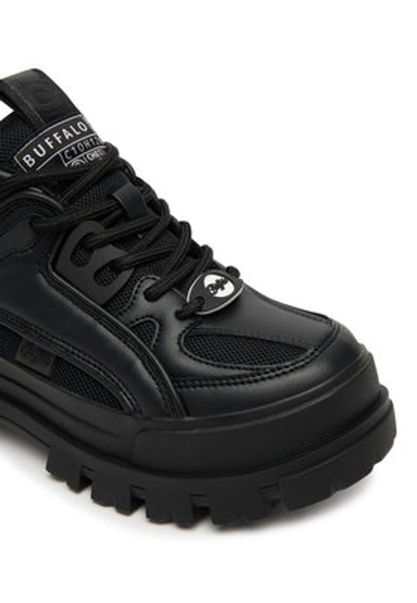 Buffalo Sneakersy Aspha Hyb 1622107 Czarny. Kolor: czarny. Materiał: skóra