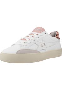 Buty SUN68 KATY LEATHER Biały. Kolor: biały. Materiał: tkanina, skóra. Styl: sportowy #1