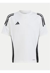 Adidas - adidas Koszulka techniczna Tiro 24 Jersey IS1033 Biały Slim Fit. Kolor: biały. Materiał: syntetyk