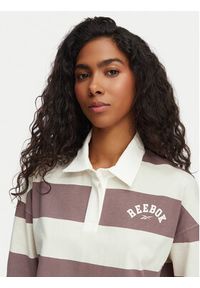 Reebok Polo Sabina RK25695CCW Beżowy jasny Relaxed Fit. Typ kołnierza: polo. Kolor: beżowy. Materiał: bawełna #4