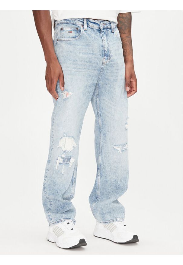 Tommy Jeans Jeansy Otis DM0DM21026 Niebieski Straight Fit. Kolor: niebieski