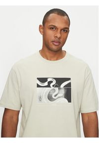 BOSS T-Shirt Barragan 50534919 Beżowy Relaxed Fit. Kolor: beżowy. Materiał: bawełna #4