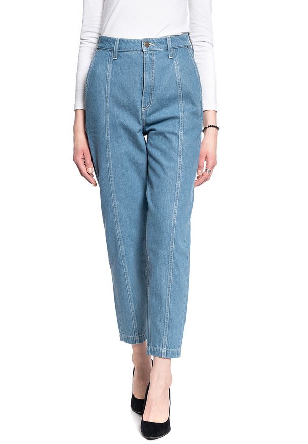Lee - DAMSKIE SPODNIE JEANSOWE LEE Panelled Stella Tape GREY BALA L30QMMOJ 112106579