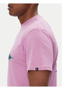 Quiksilver T-Shirt Ev Beach Blast EQYZT08046 Fioletowy Regular Fit. Kolor: fioletowy. Materiał: bawełna