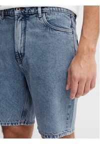 !SOLID - Solid Szorty jeansowe 21107657 Niebieski Straight Fit. Kolor: niebieski. Materiał: bawełna #7