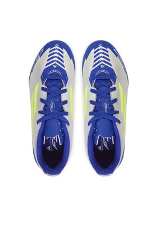 Adidas - adidas Buty do piłki nożnej F50 Club Messi Firm/Multi-Ground IH0926 Szary. Kolor: szary. Materiał: skóra