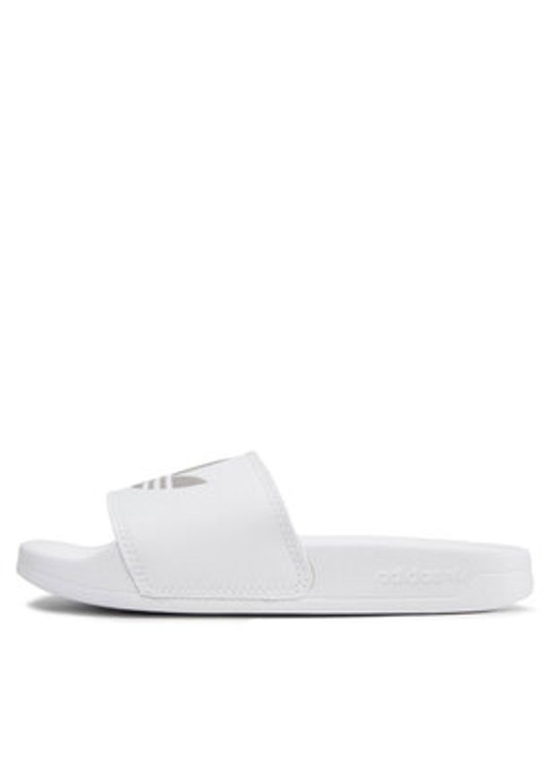 Adidas - adidas Klapki adilette Lite W GZ6197 Biały. Kolor: biały. Materiał: skóra
