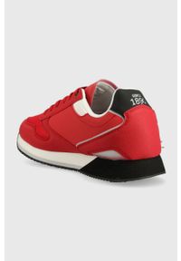 U.S. Polo Assn. sneakersy NOBIL kolor czerwony. Nosek buta: okrągły. Zapięcie: sznurówki. Kolor: czerwony. Materiał: guma #5