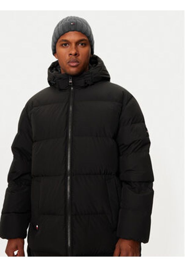 TOMMY HILFIGER - Tommy Hilfiger Czapka AM0AM12798 Szary. Kolor: szary. Materiał: kaszmir