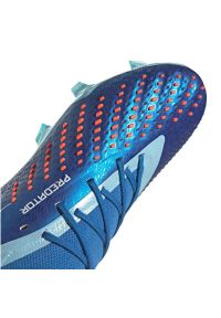 Adidas - Buty piłkarskie adidas Predator Accuracy.1 Fg M GZ0038 niebieskie. Zapięcie: sznurówki. Kolor: niebieski. Materiał: materiał, syntetyk, guma. Szerokość cholewki: normalna. Sport: piłka nożna #8