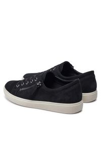 ecco - ECCO Sneakersy 21863302001 Czarny. Kolor: czarny. Materiał: nubuk, skóra #5