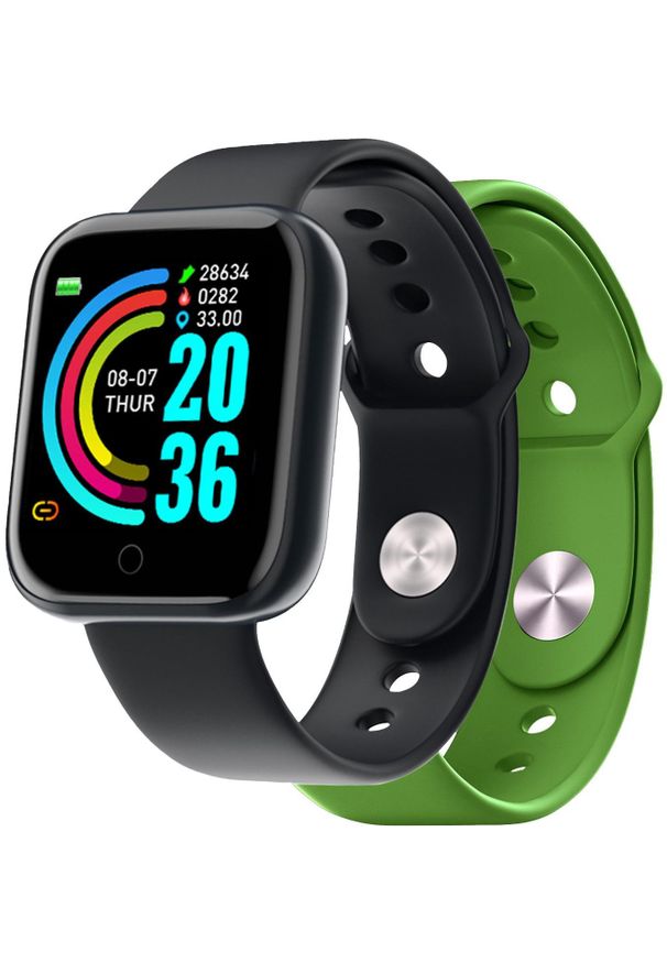 CELLY - Smartwatch Celly TRAINERBEATGN Czarny Kolor Zielony. Rodzaj zegarka: smartwatch. Kolor: czarny, zielony, wielokolorowy