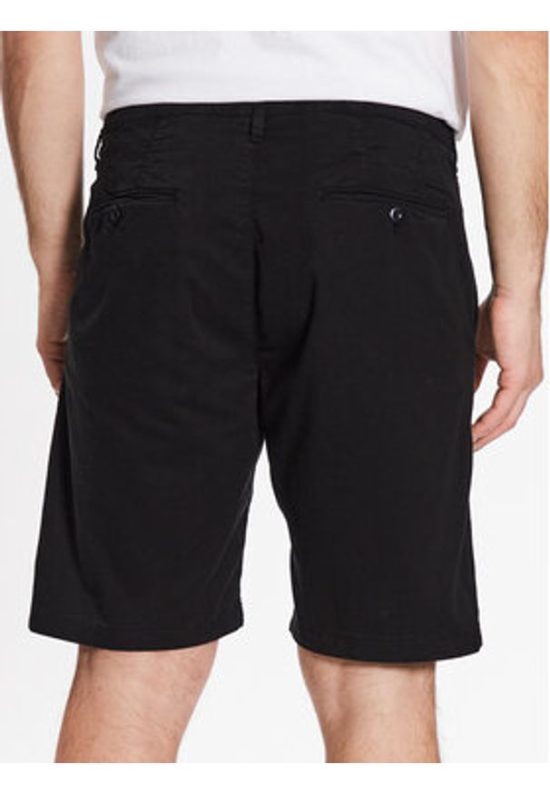 Guess Szorty materiałowe Drake M3GD06 WFBY3 Czarny Regular Fit. Kolor: czarny. Materiał: bawełna, materiał