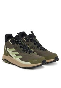 Adidas - adidas Trekkingi Terrex Anylander Mid Rain.Rdy Hiking Shoes JR6594 Brązowy. Kolor: brązowy. Materiał: materiał. Model: Adidas Terrex. Sport: turystyka piesza #2